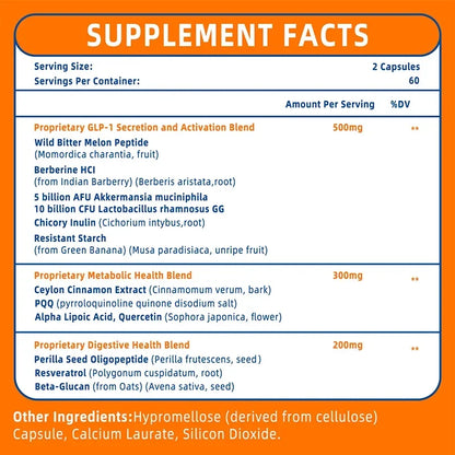 GLP-1 Supplement: Boost Metabolism & Control Appetite