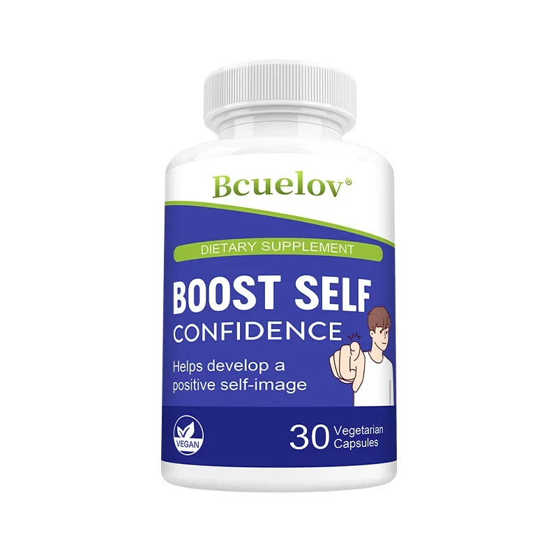 Brain Supplement: Self-Confidence Capsules - Boost Brain & Focus, Non-GMO