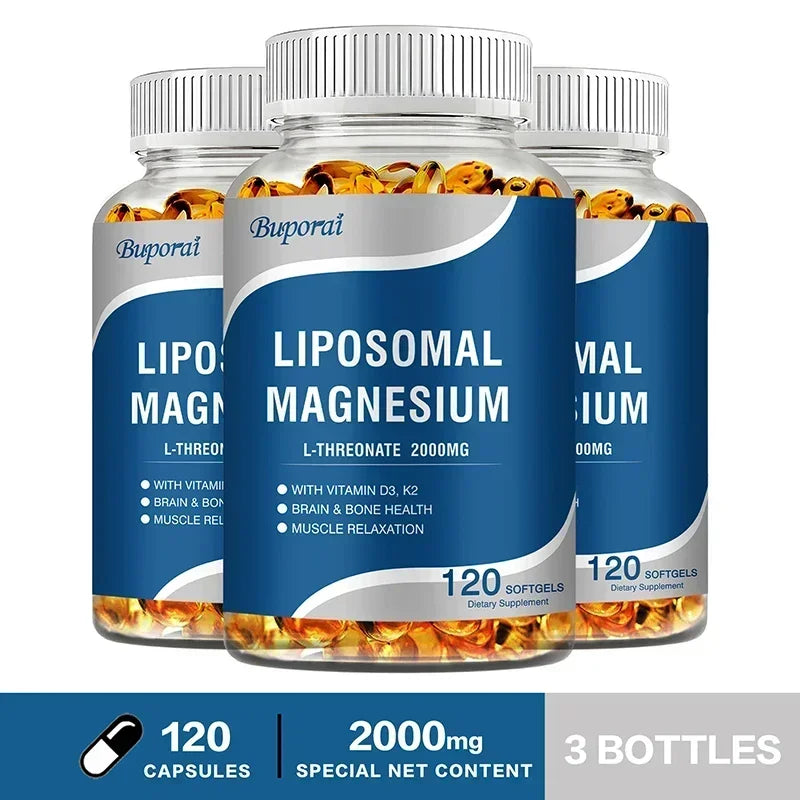 Magnesium L-Threonate - Enhance Brain Function & Muscle Relaxation