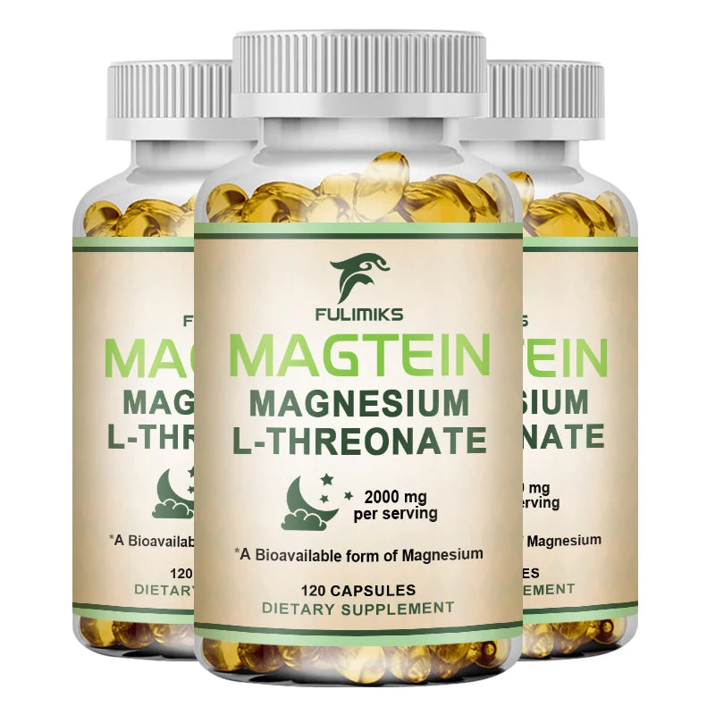 Magtein Magnesium L-Threonate Supplement, Clinically Studied to Boost Brain Magnesium, Improve Memory, Focus & Restful Sleep