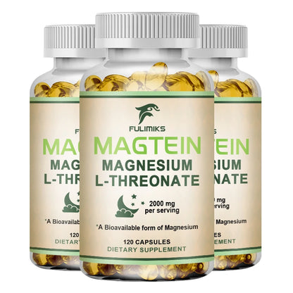 Magtein Magnesium L-Threonate Supplement, Clinically Studied to Boost Brain Magnesium, Improve Memory, Focus & Restful Sleep