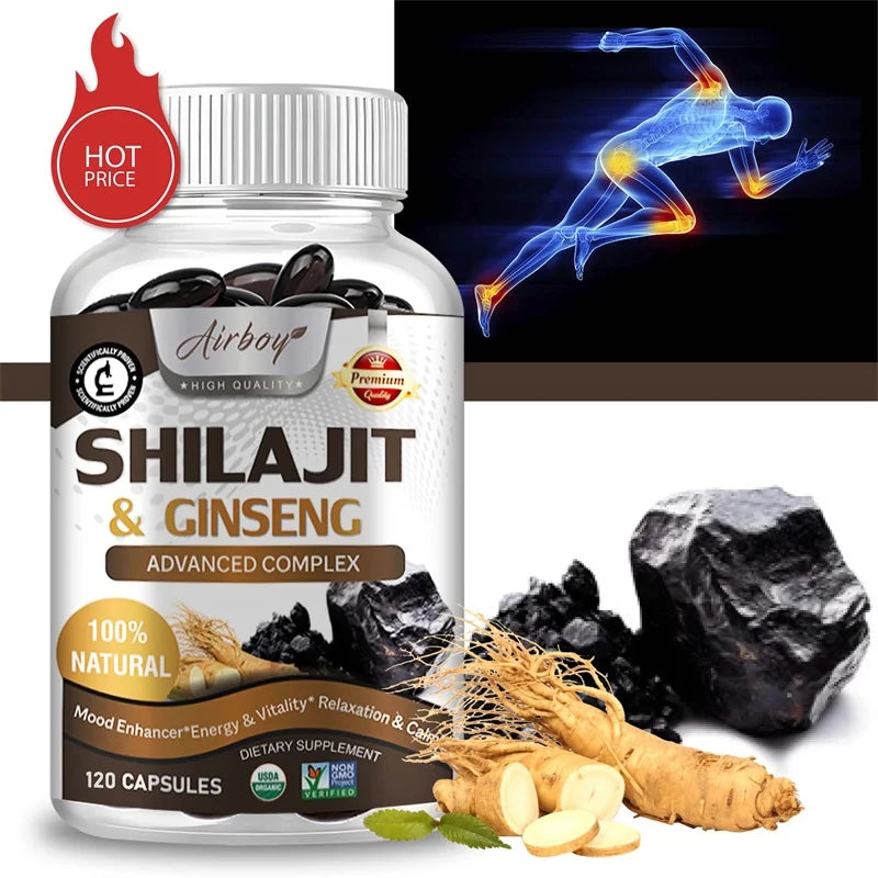 Shilajit Brain Supplement: Natural Energizer for Body & Mind Clarity Boost