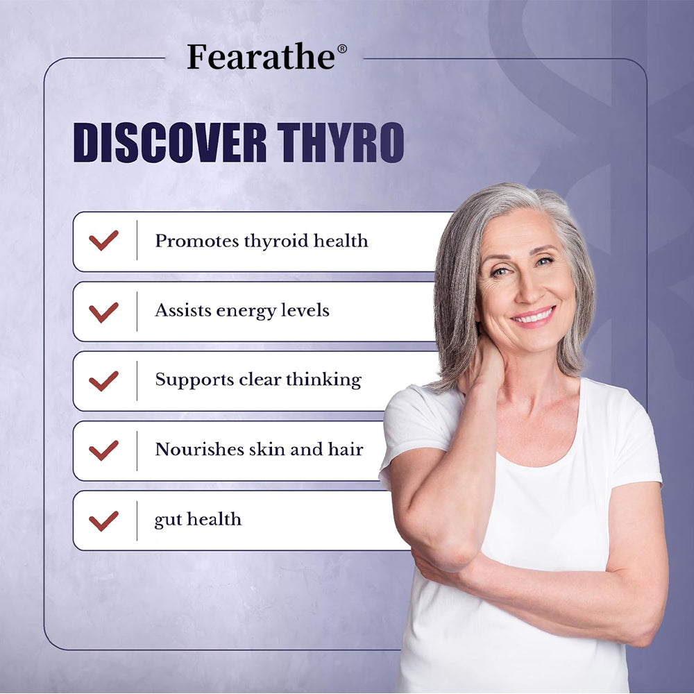 Thyroid Health Supplement - Boost Metabolism & Focus