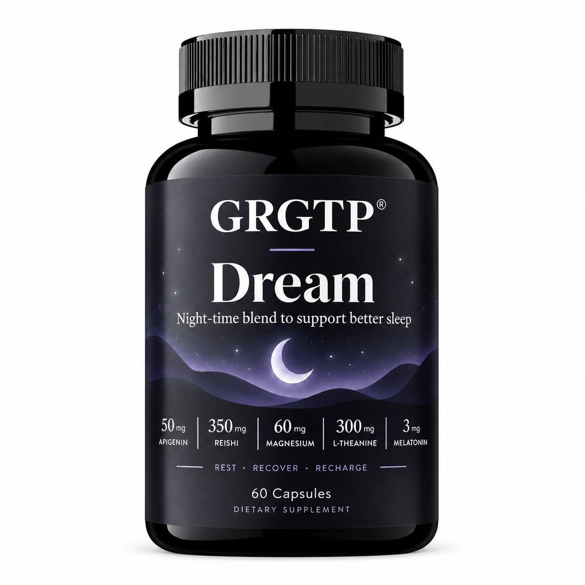 Dream Capsules - Calm Mood, Relaxation, Relieve Insomnia, For Deep Sleep, Improve Focus, Brain Health, Enhanced Mental Clarity