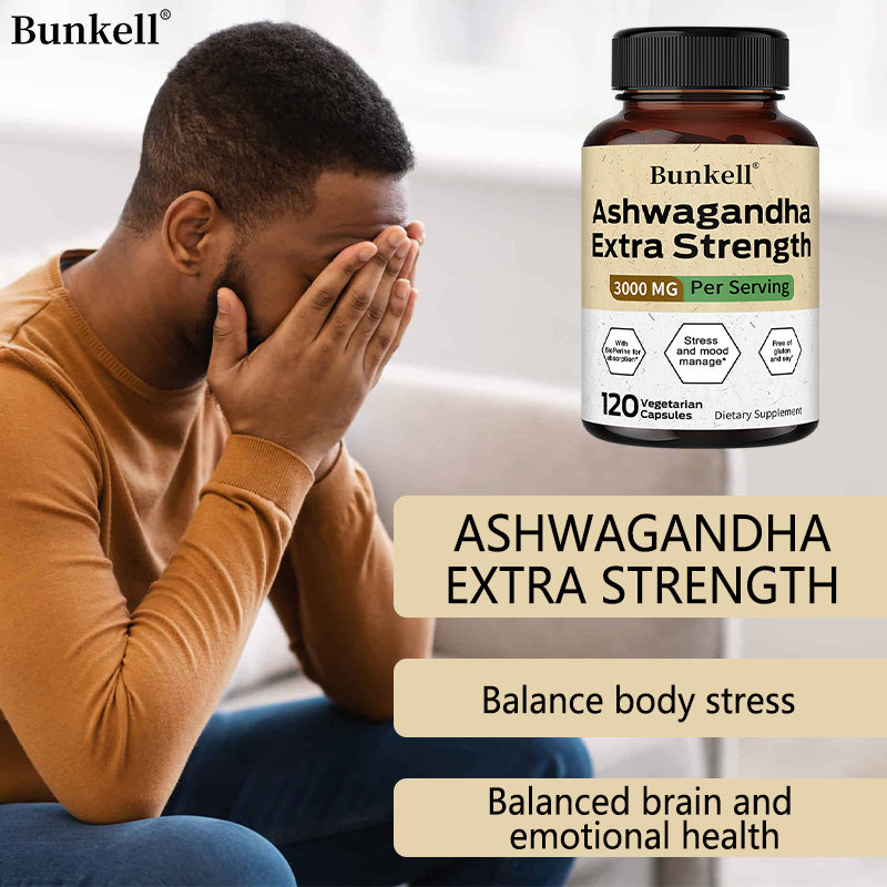Ashwagandha 3000mg - Balance Stress, Enhance Mood Naturally