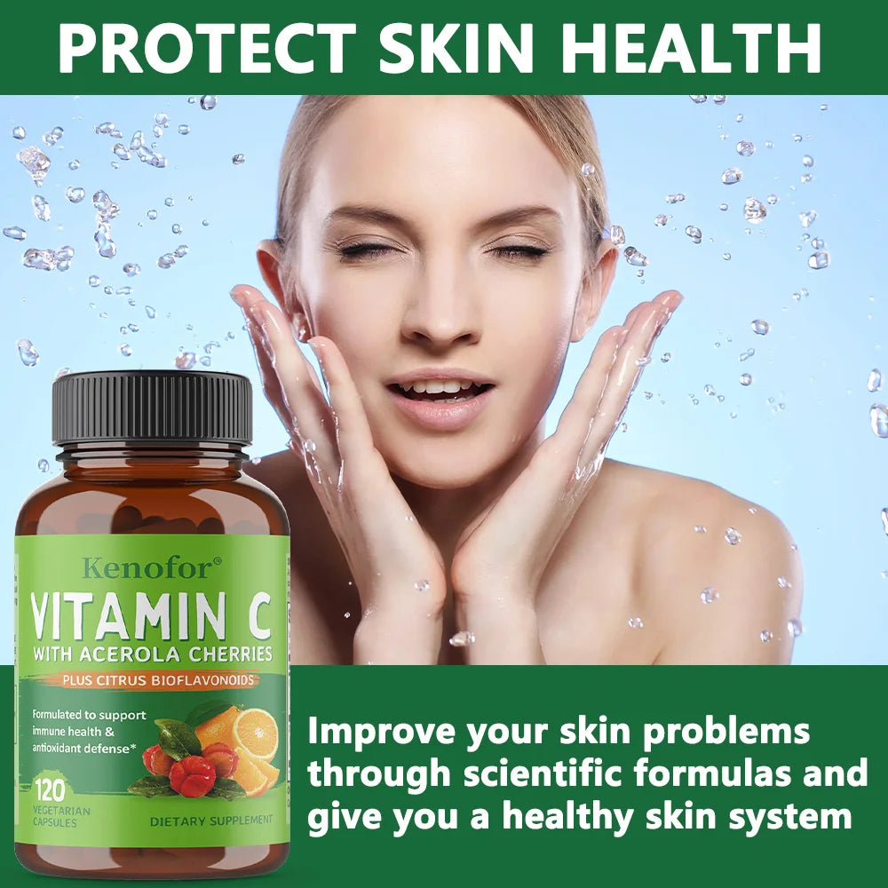 Vitamin C 500mg with Acerola & Bioflavonoids - Immune Boost