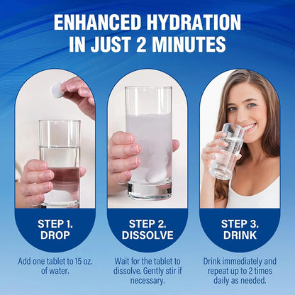 H2 Molecular Hydrogen 60 Tablets - Supports Healthy Aging, Cellular Energy & Brain Health - with Elemental Magnesium - GMO-Free