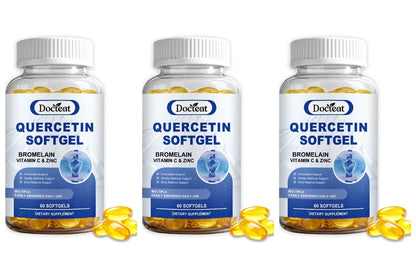 Brain Supplement: Quercetin Soft gels for Liver & Brain, 60ct - Docteat Nutrition