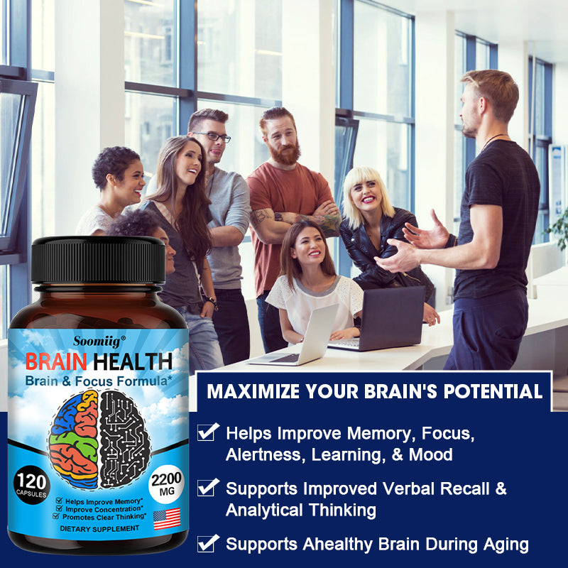 Brain Boost Supplement - Enhance Memory & Focus