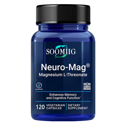 Magnesium L-Threonate - Boost Memory & Focus, Veg Capsules