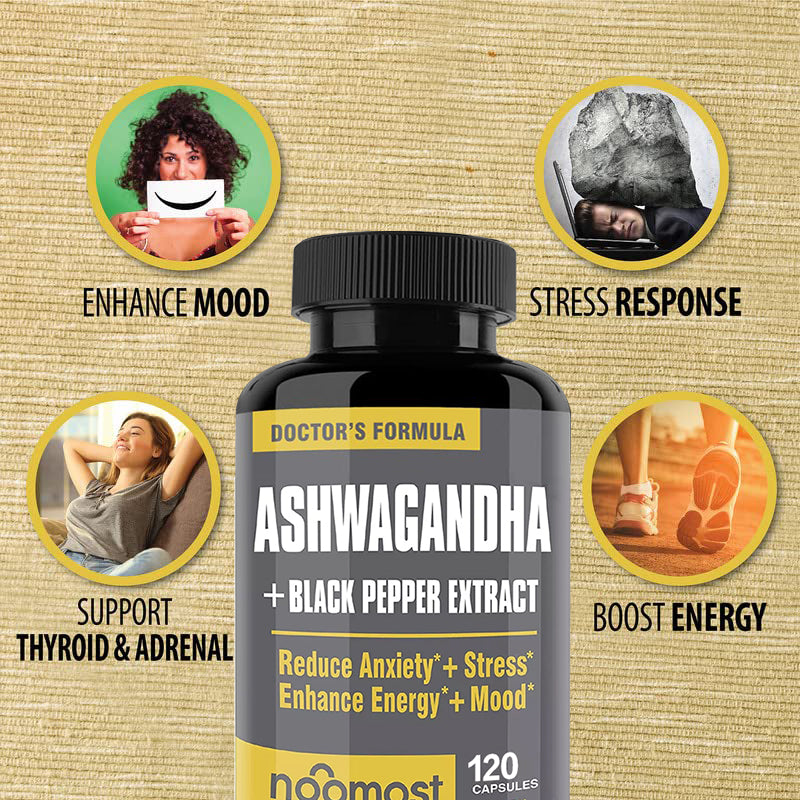 Ashwagandha Capsules for Anxiety & Adrenal Support
