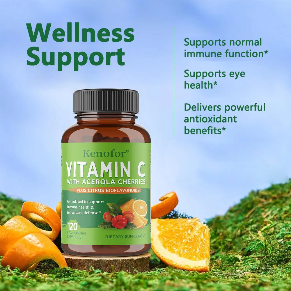 Vitamin C 500mg with Acerola & Bioflavonoids - Immune Boost