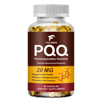 Nootropic Capsules, with PQQ, Bacopa & L-Theanine, Improves Focus, Learning Ability, Memory, Calm Mood & Mental Performance