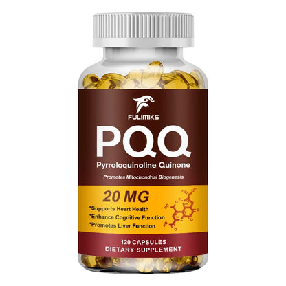 Nootropic Capsules, with PQQ, Bacopa & L-Theanine, Improves Focus, Learning Ability, Memory, Calm Mood & Mental Performance