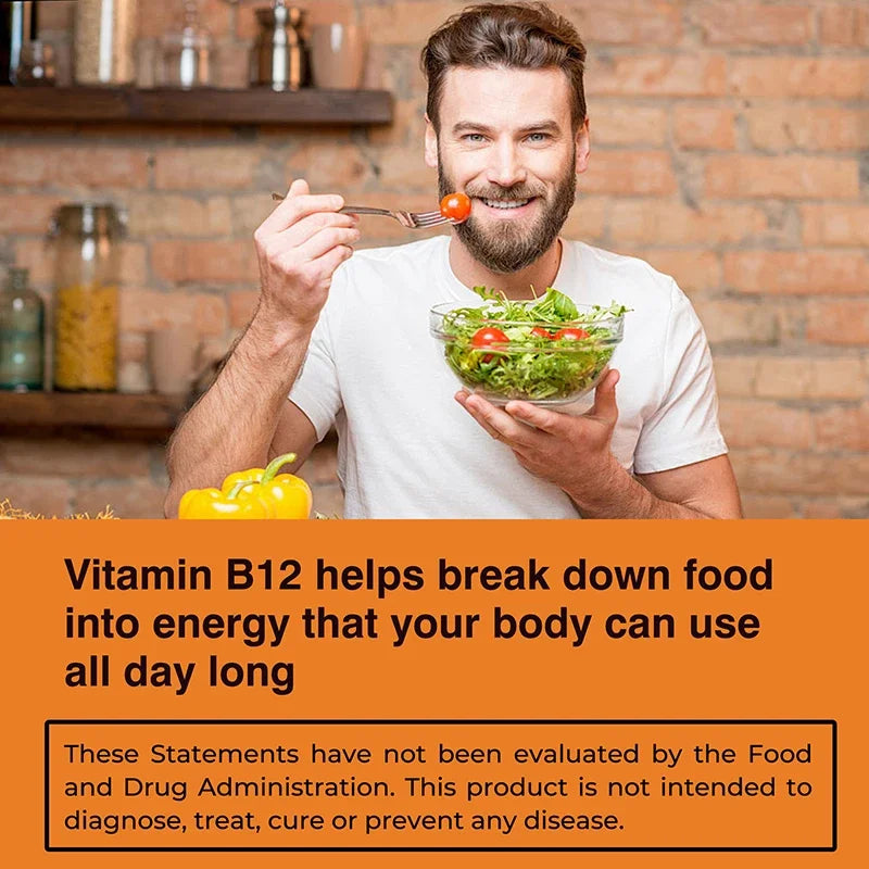 Vitamin B12 Boost: Mood, Energy & Heart Health