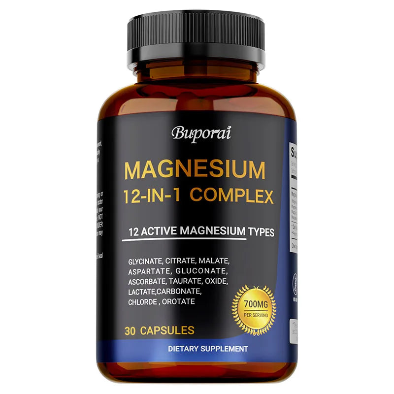Magnesium Supplements - Muscle & Bone Health Support
