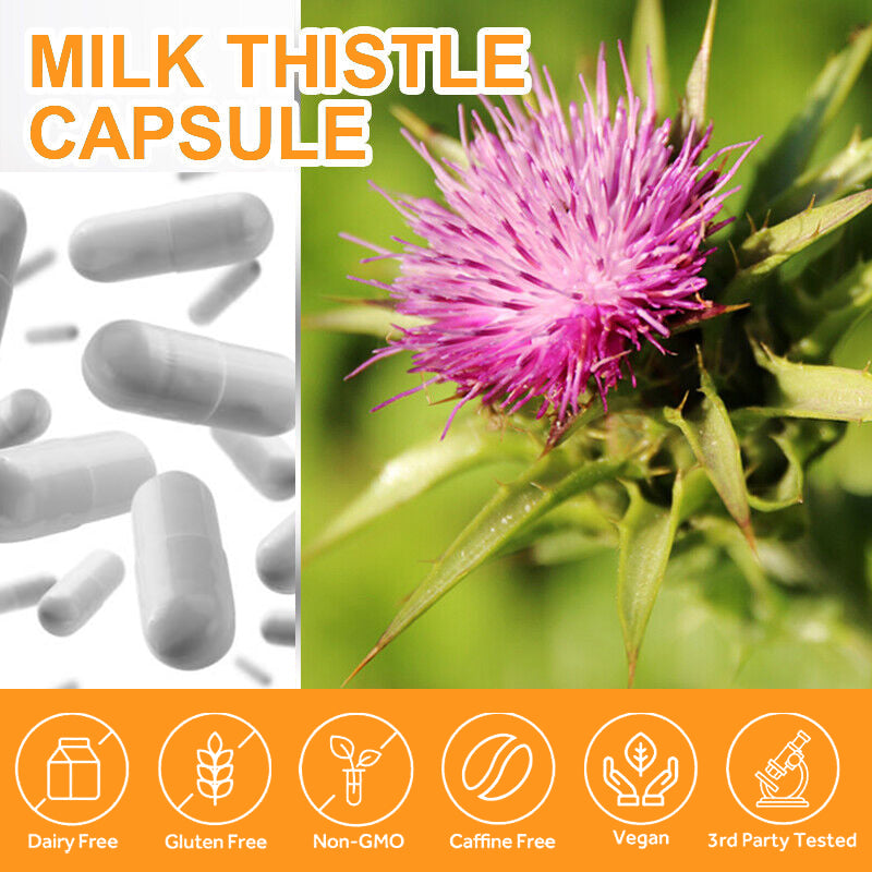 Liver Detox Capsules - Milk Thistle, Dandelion & Artichoke Blend