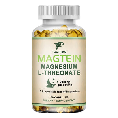 Magtein Magnesium L-Threonate Supplement, Clinically Studied to Boost Brain Magnesium, Improve Memory, Focus & Restful Sleep
