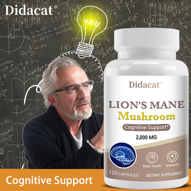 Lion's Mane Capsules - Boost Brain & Immune Health
