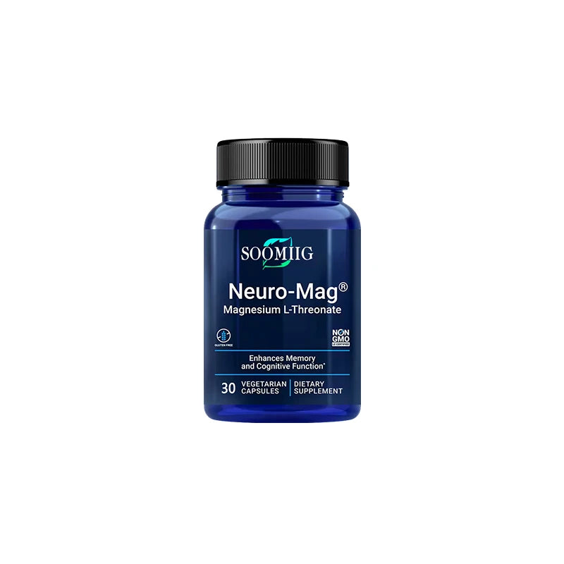 Magnesium L-Threonate - Boost Memory & Focus, Veg Capsules