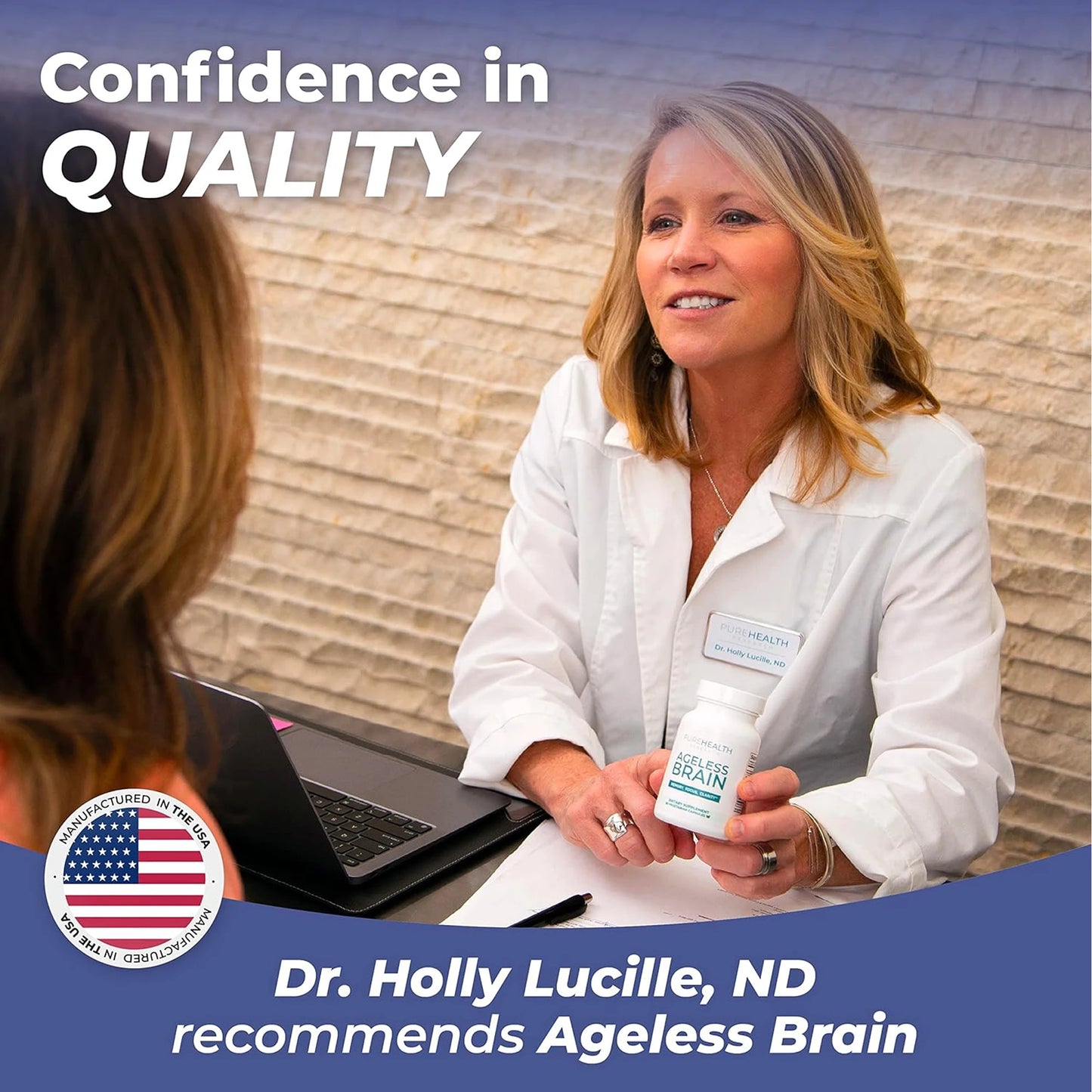 Niacin & B6 Brain Boost Supplement - Memory, Focus, Concentration Aid