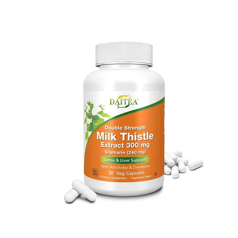 Liver Detox Capsules - Milk Thistle, Dandelion & Artichoke Blend