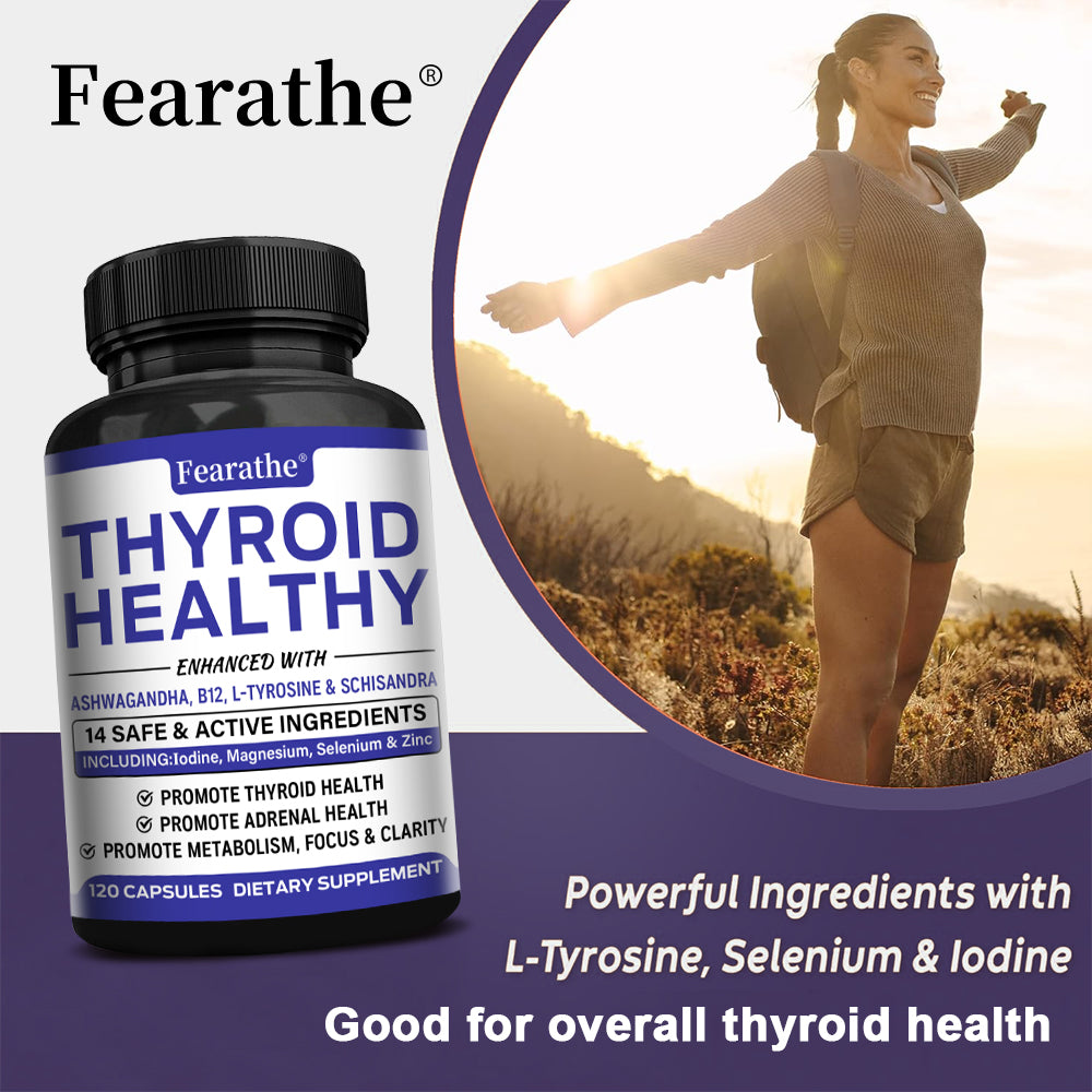 Thyroid Health Supplement - Boost Metabolism & Focus