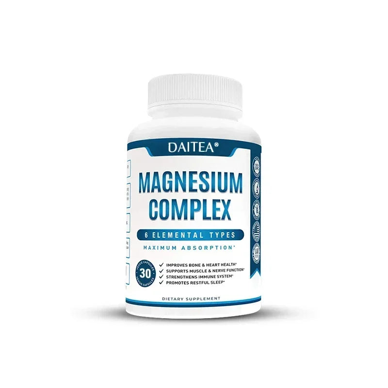 Magnesium Supplements - Muscle & Nerve Support, High Absorption