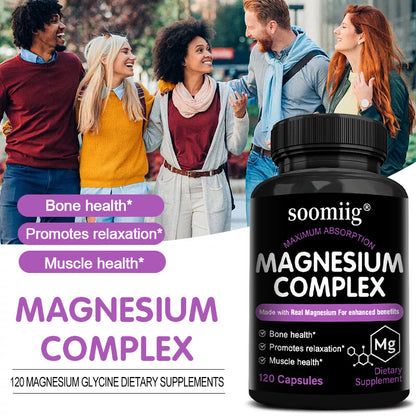 Magnesium Complex Supplements - Muscle & Bone Support