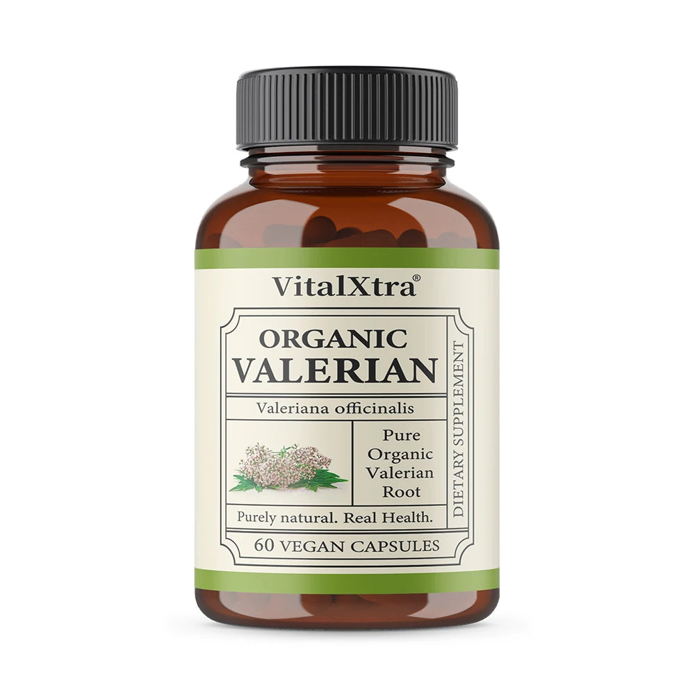 Premium Valerian Root Capsules 450mg, Natural Sleep & Relaxation Support, Relieves Stress, Vegan Non-GMO, for Men & Women