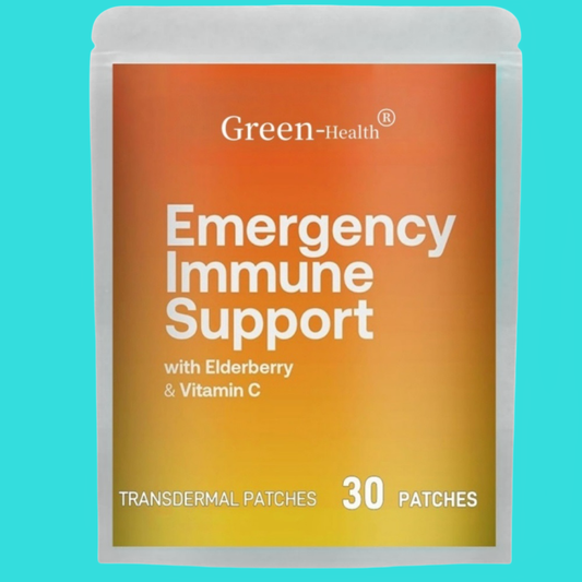 Transdermal Patches: Elderberry Immune Patches with Zinc & Vitamins - 30 Pack