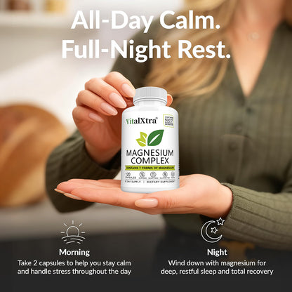 Magnesium Supplements Complex 7-in-1: Calm & Sleep Support