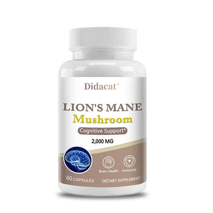 Lion's Mane Capsules - Boost Brain & Immune Health