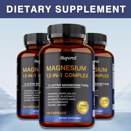 Magnesium Supplements - Muscle & Bone Health Support