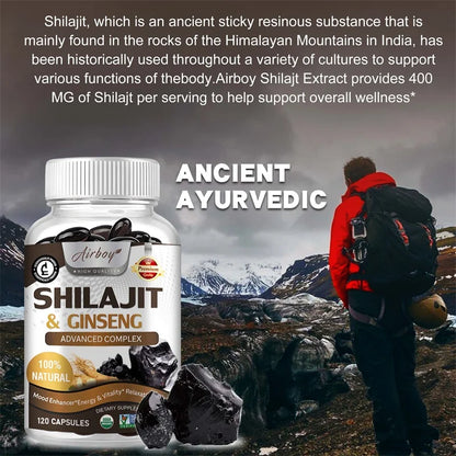 Shilajit Brain Supplement: Natural Energizer for Body & Mind Clarity Boost