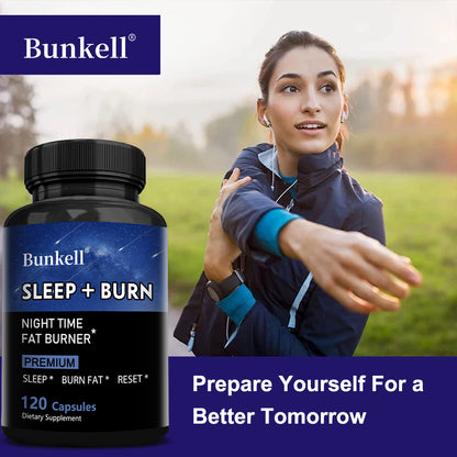 Sleep Supplement: Night Fat Burner with Melatonin - Boost Metabolism & Sleep