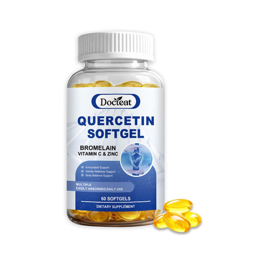Brain Supplement: Quercetin Soft gels for Liver & Brain, 60ct - Docteat Nutrition