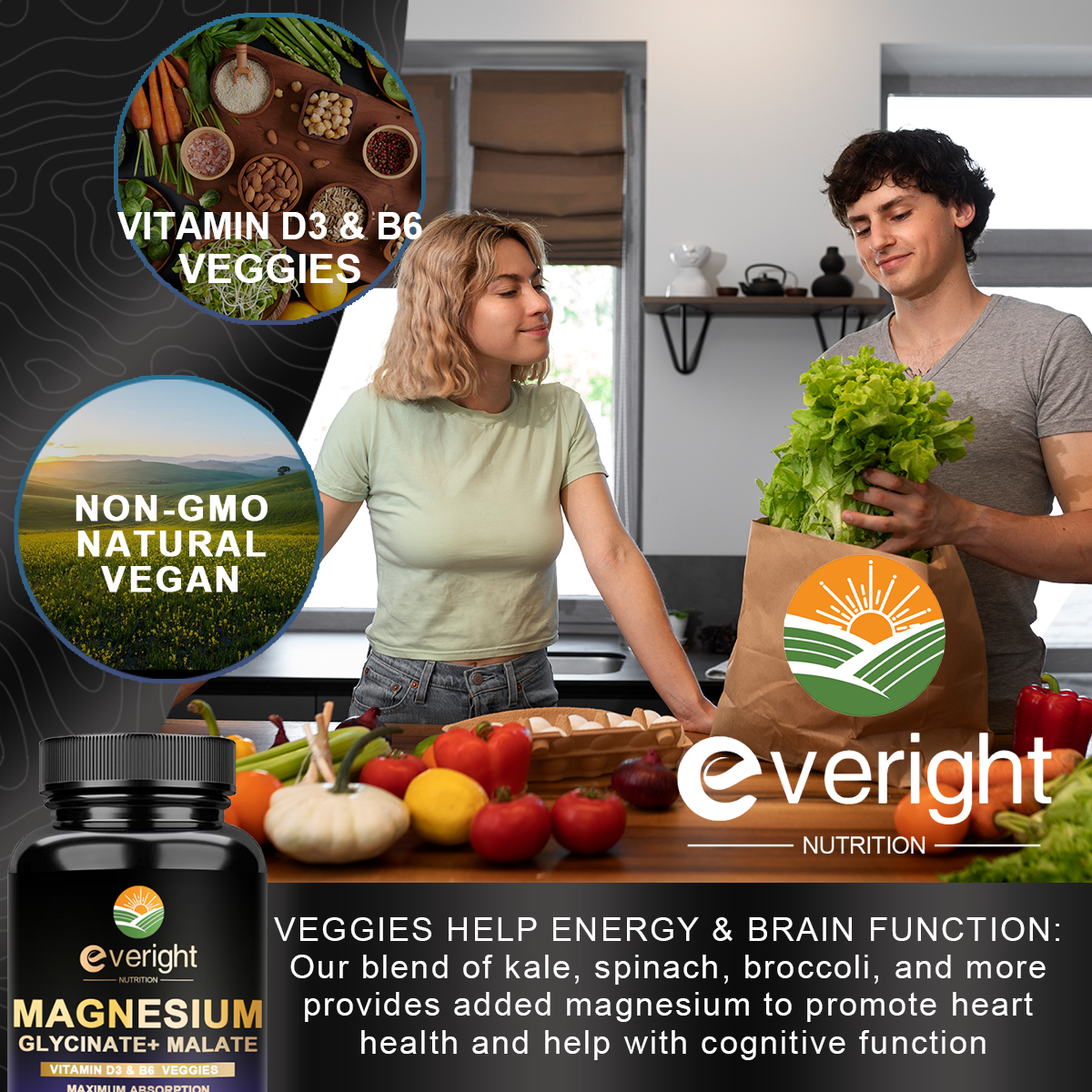 Magnesium Glycinate: Sleep, Mood & Muscle Support