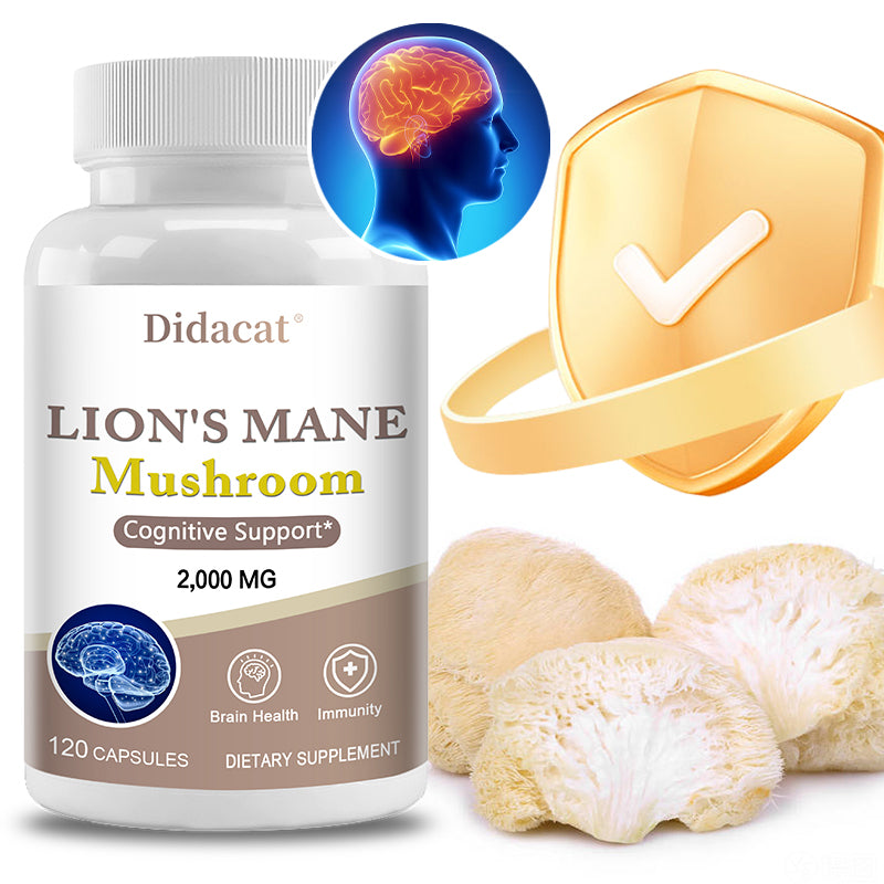 Lion's Mane Capsules - Boost Brain & Immune Health