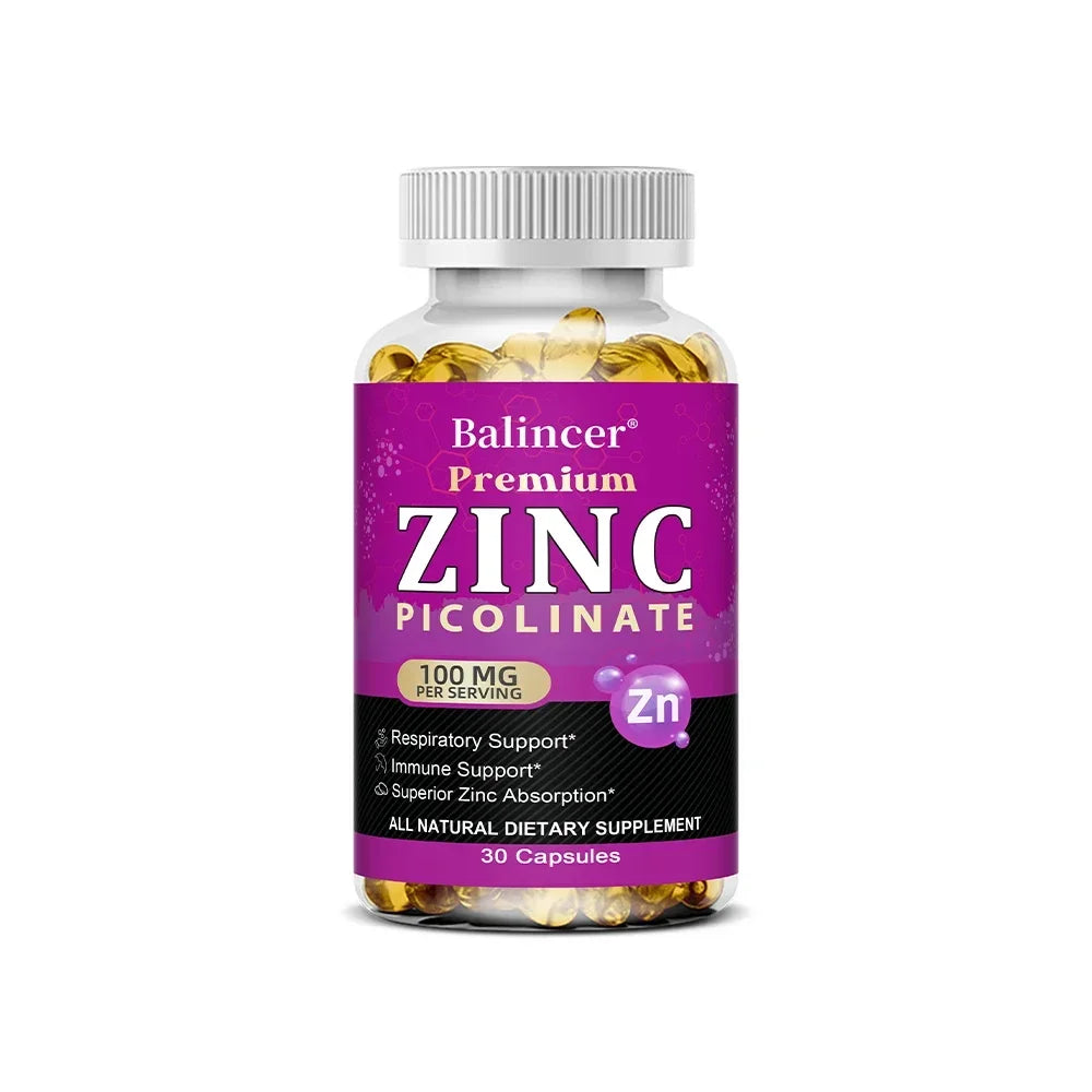 Zinc Picolinate 100mg - Boost Immune & Energy Support