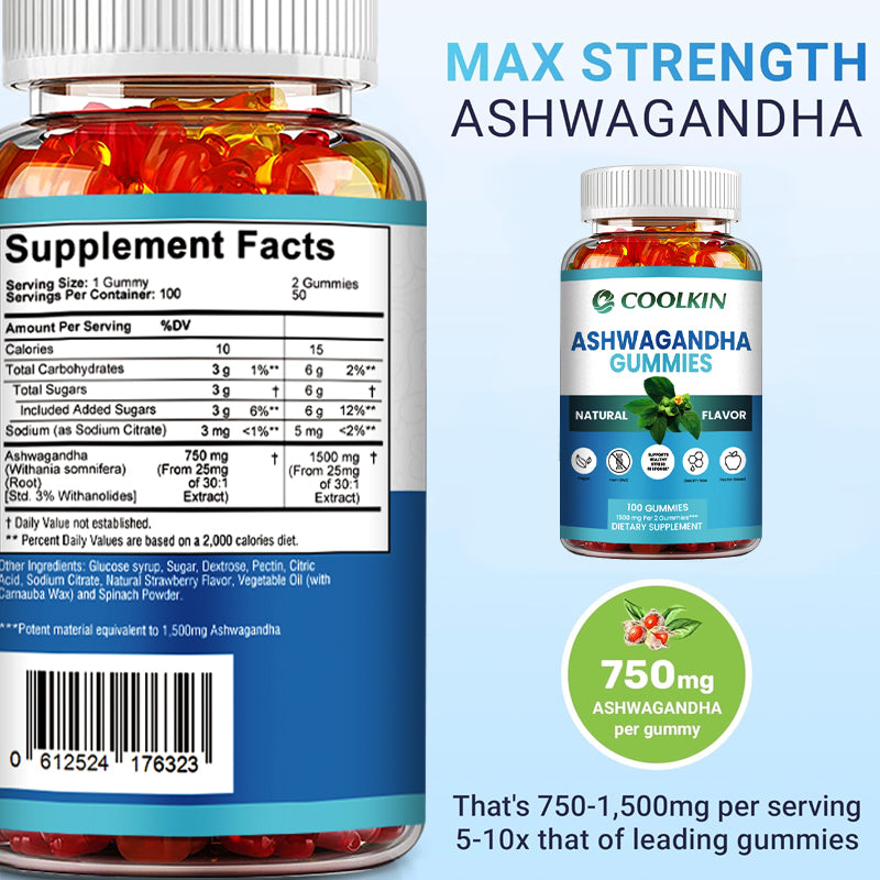 Ashwagandha Gummies - Stress Relief & Mood Boost