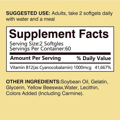 Vitamin B12 Boost: Mood, Energy & Heart Health