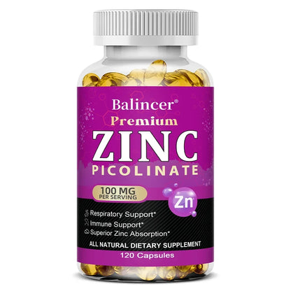 Zinc Picolinate 100mg - Boost Immune & Energy