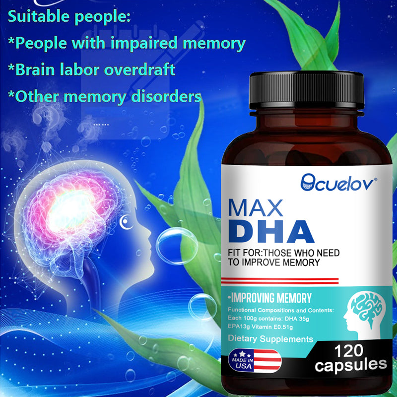 Brain Supplement: DHA Memory Boost - Enhance Brain & Eyesight