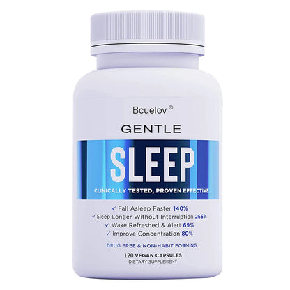 Sleep Supplement: Natural Sleep Aid - Fall Asleep Faster, Stress Relief