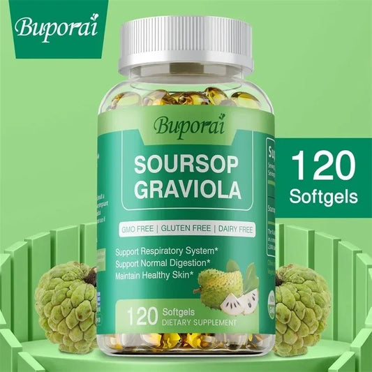 Soursop Graviola Capsules - Immune Boost & Cell Support