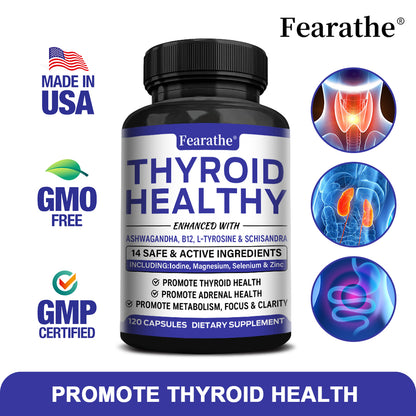 Thyroid Health Supplement - Boost Metabolism & Focus