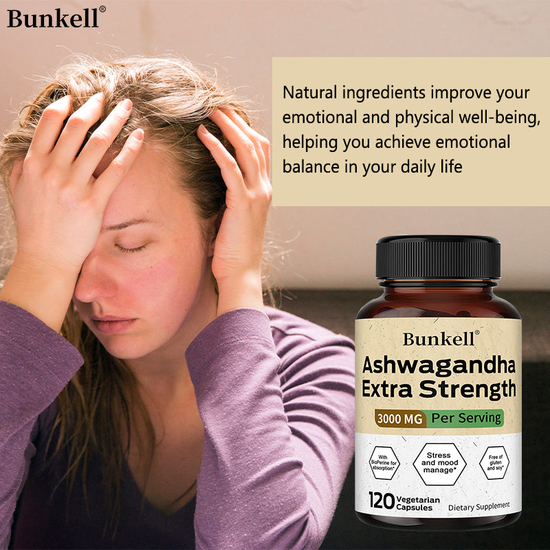 Ashwagandha 3000mg - Balance Stress, Enhance Mood Naturally
