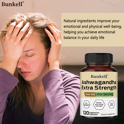 Ashwagandha 3000mg - Balance Stress, Enhance Mood Naturally