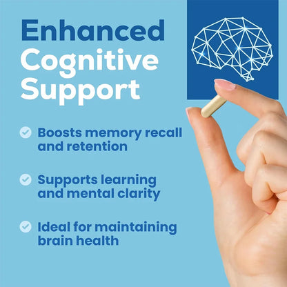 Magnesium L-Threonate - 2000 Mg, Supports Memory, Focus, and Brain Function, Supports Quality of Sleep, 120 Capsules